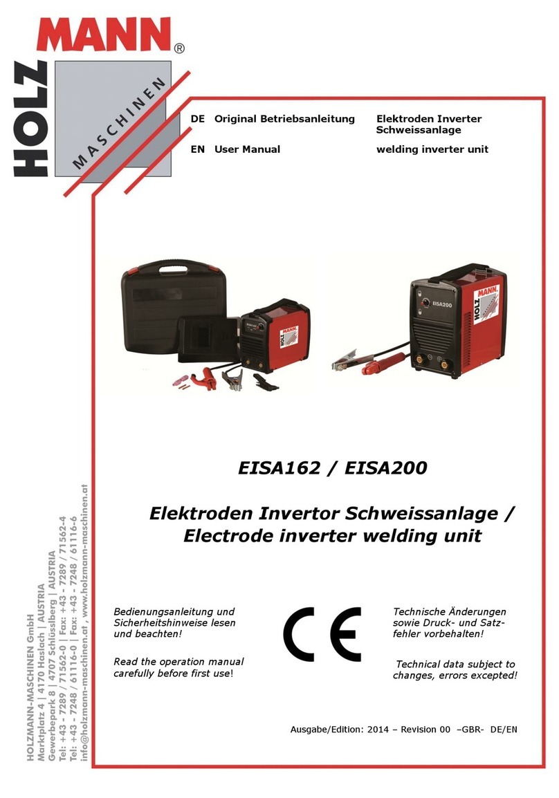 Holzmann EISA162 user manual Holzmann EISA162 user manual