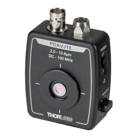THORLABS PDAVJ series User manual