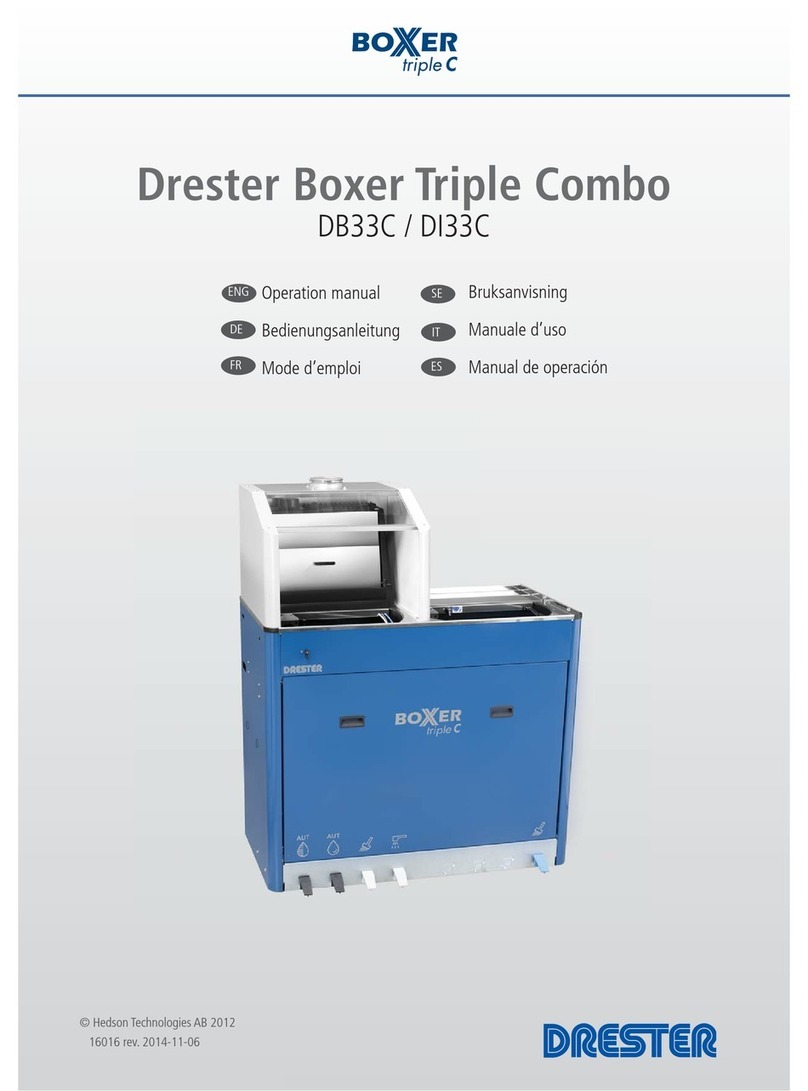 Drester Boxer Triple Combo DB33C Operation manual