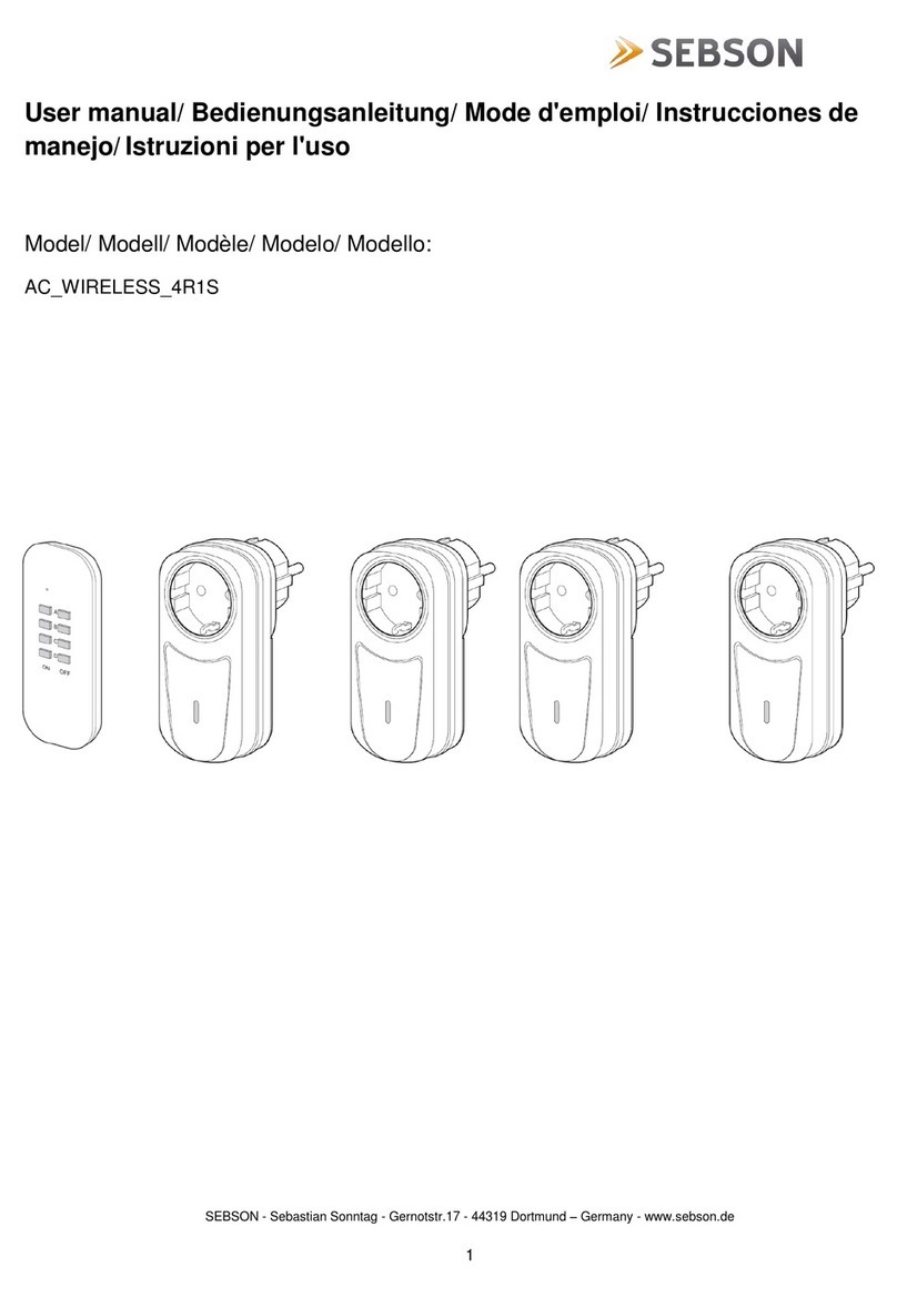 SEBSON AC WIRELESS 4R1S user manual