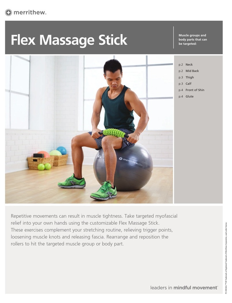 Merrithew Flex Massage Stick Exercise guide