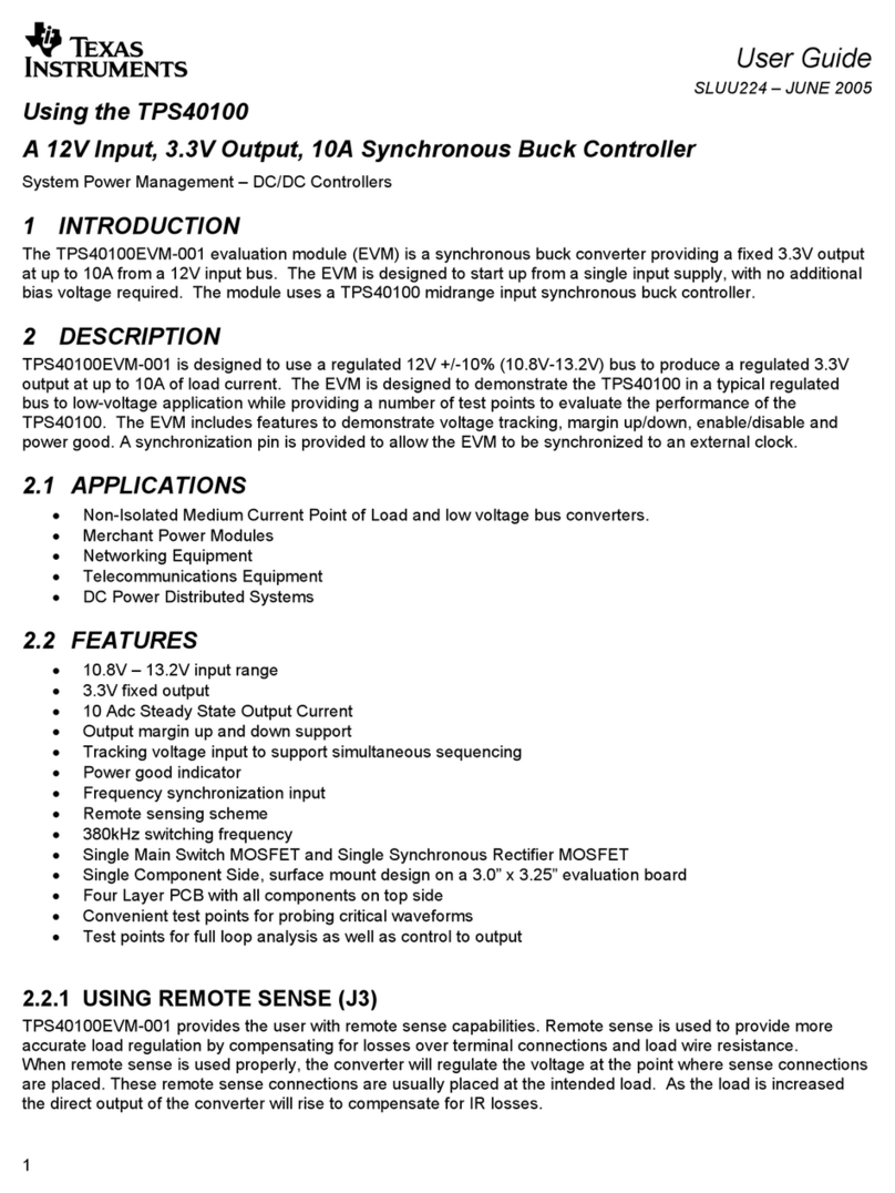 Texas Instruments TPS40100 user guide Texas Instruments TPS40100 user guide