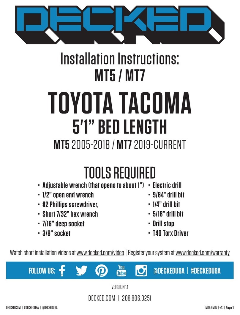 DECKED MT5 User manual