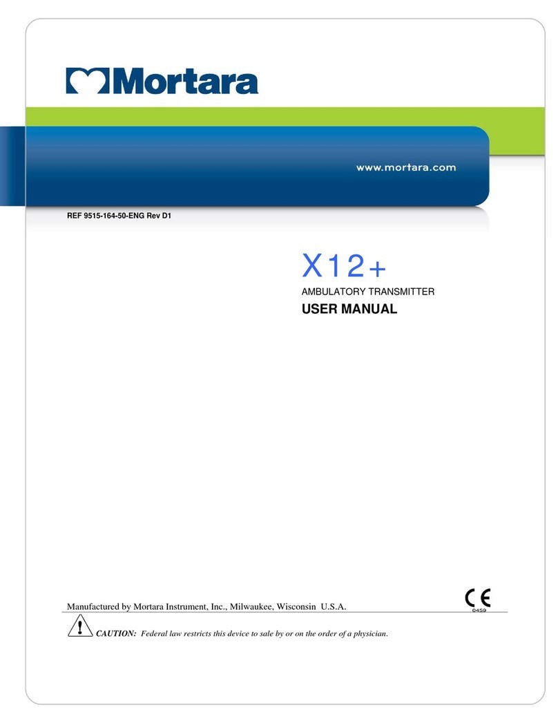Mortara X12 Plus user manual