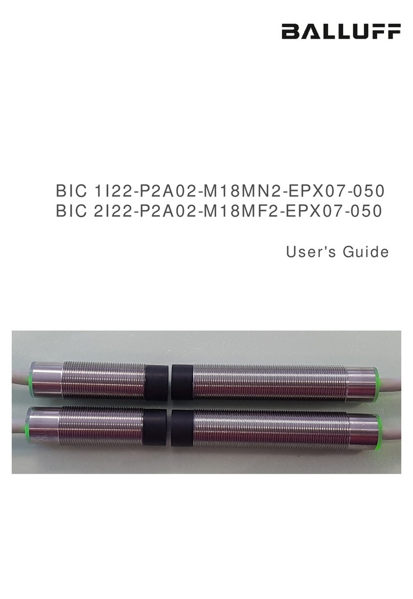 Balluff BIC 1I22-P2A02-M18MN2-EPX07-050 User manual Balluff BIC 1I22-P2A02-M18MN2-EPX07-050 User manual