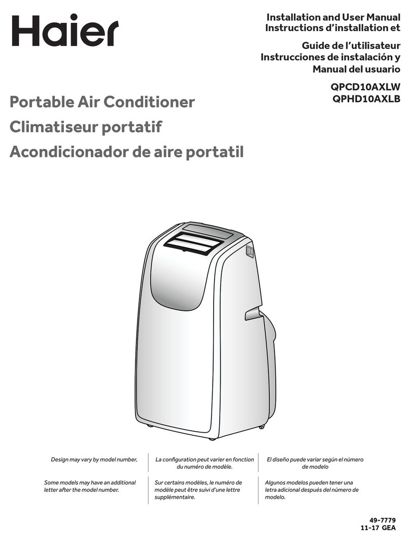 Haier QPCD10AXLW User manual