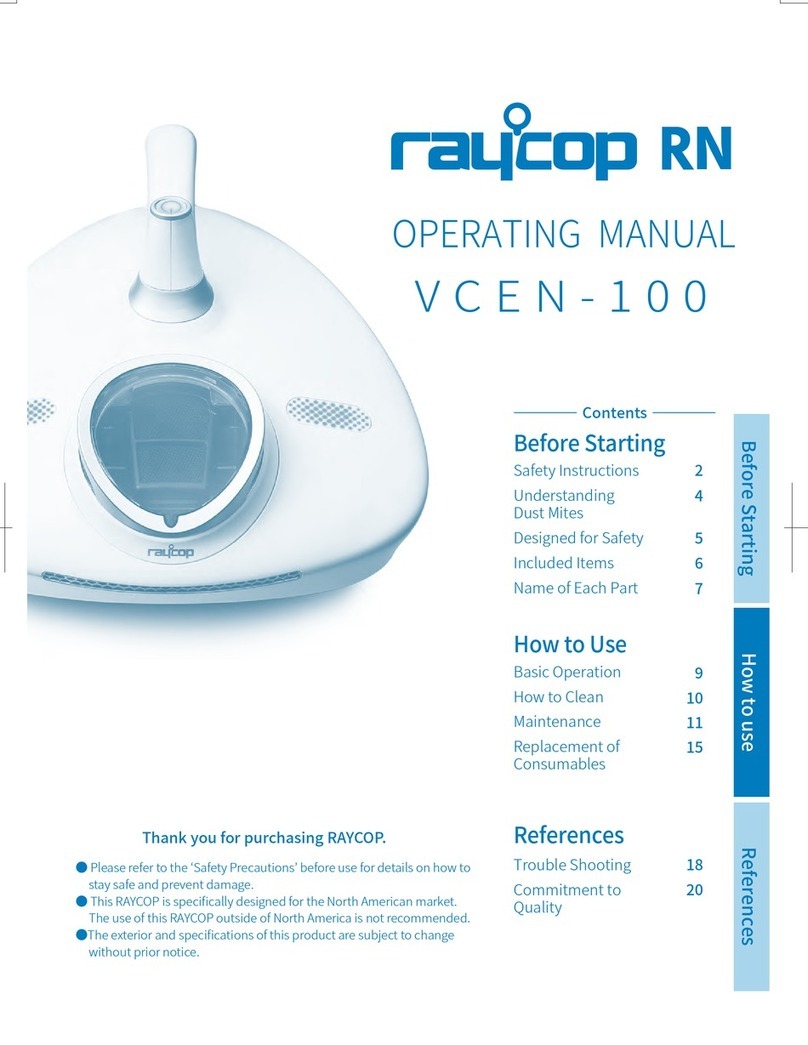 raycop VCEN-100 operating manual