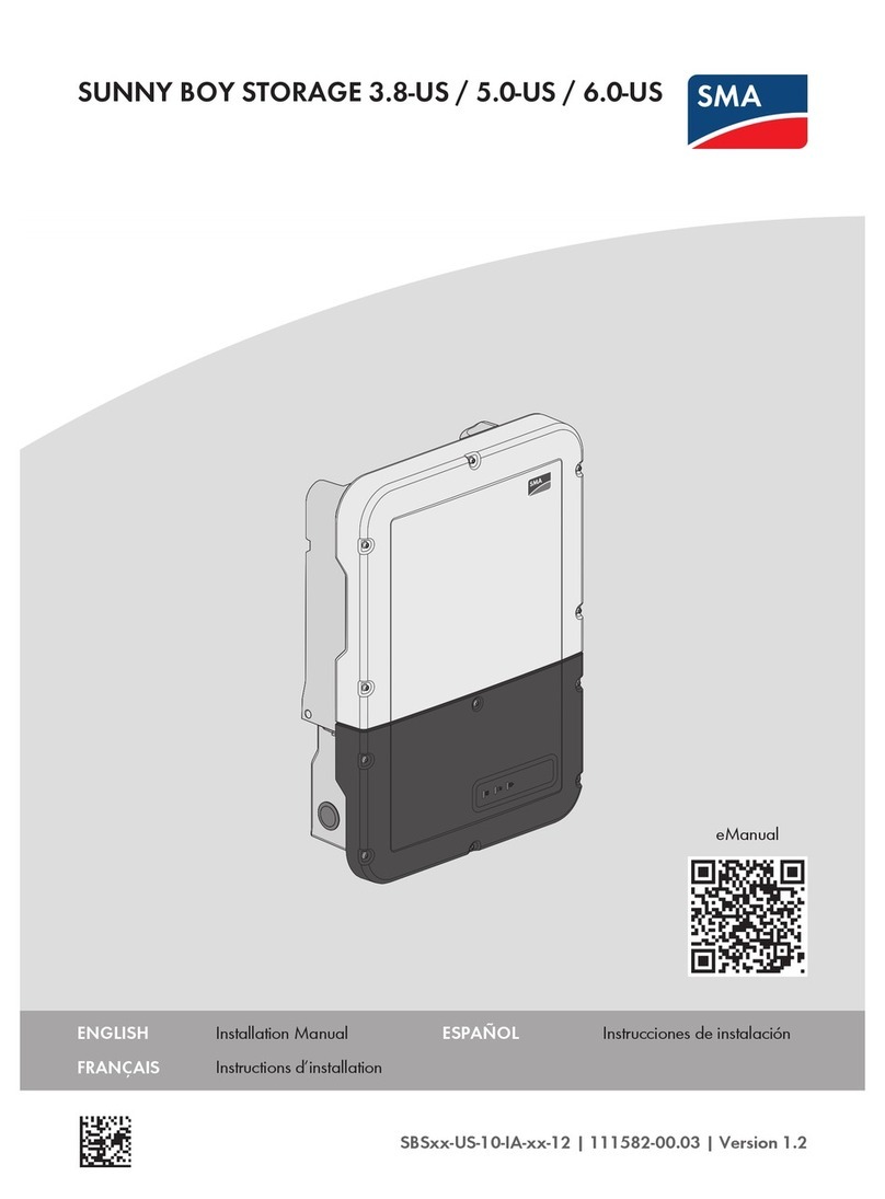 SMA SUNNY BOY STORAGE 3.8-US User manual