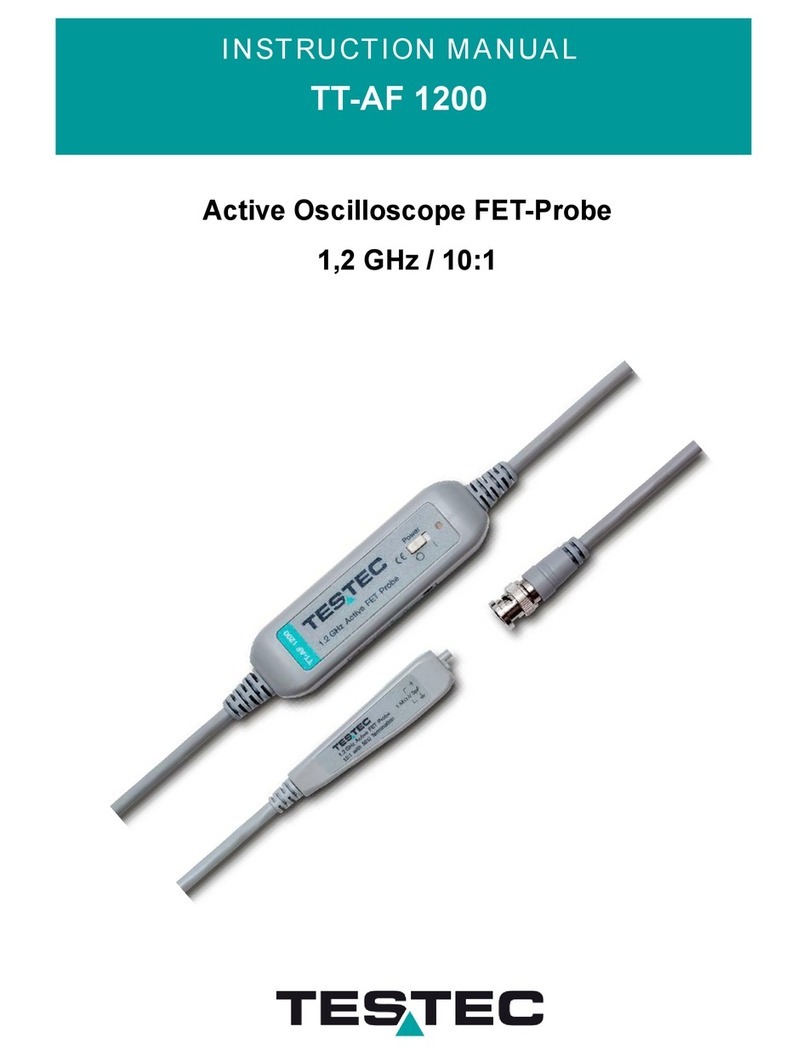 Testec TT-AF 1200 instruction manual
