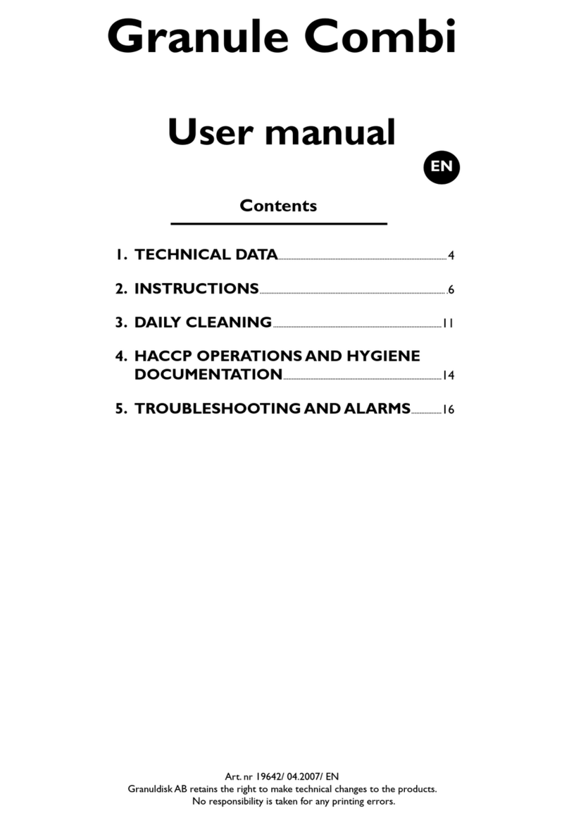 GRANULDISK Granule Combi User manual