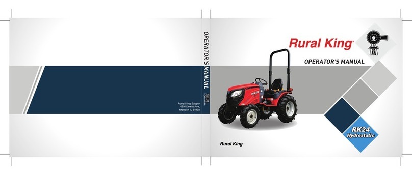 Rural King RK24 Hydrostatic Operator's manual