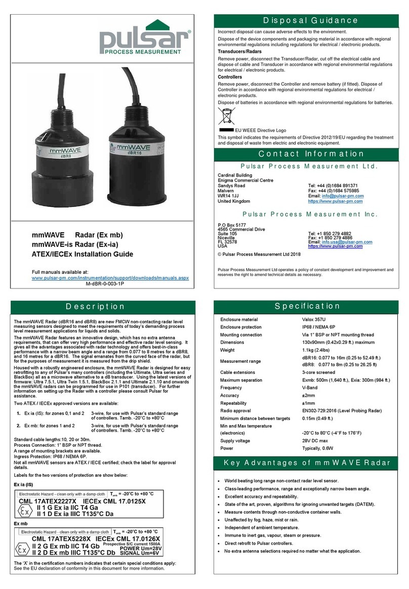 Pulsar mmWAVE installation guide