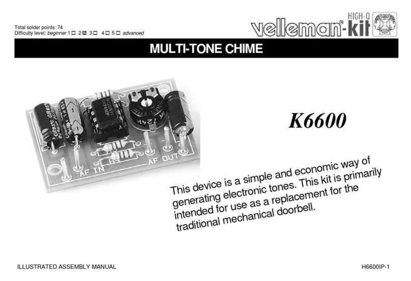 Velleman K6600 User manual