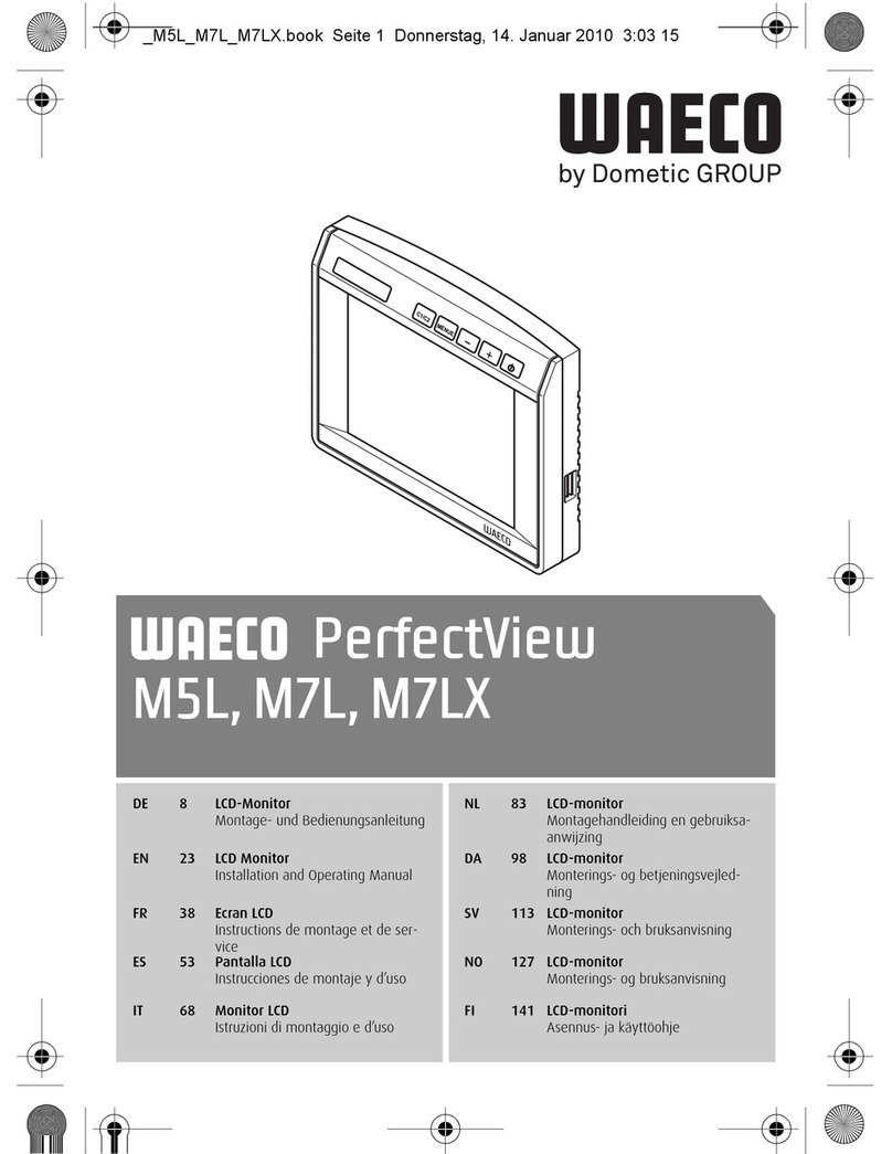 Waeco PerfectView M5L User manual