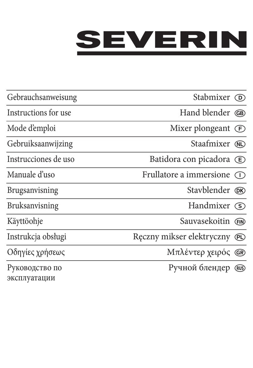 SEVERIN SM 3728 User manual