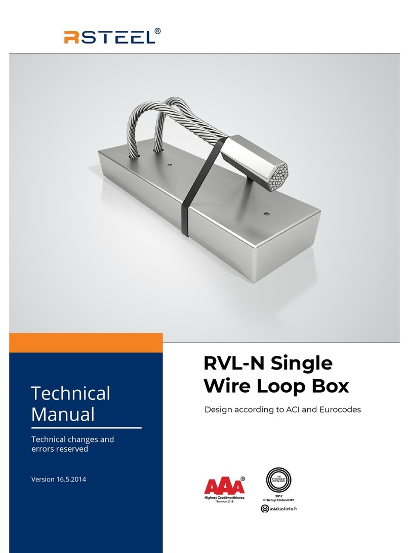 RSTEEL RVL-N Single Technical manual
