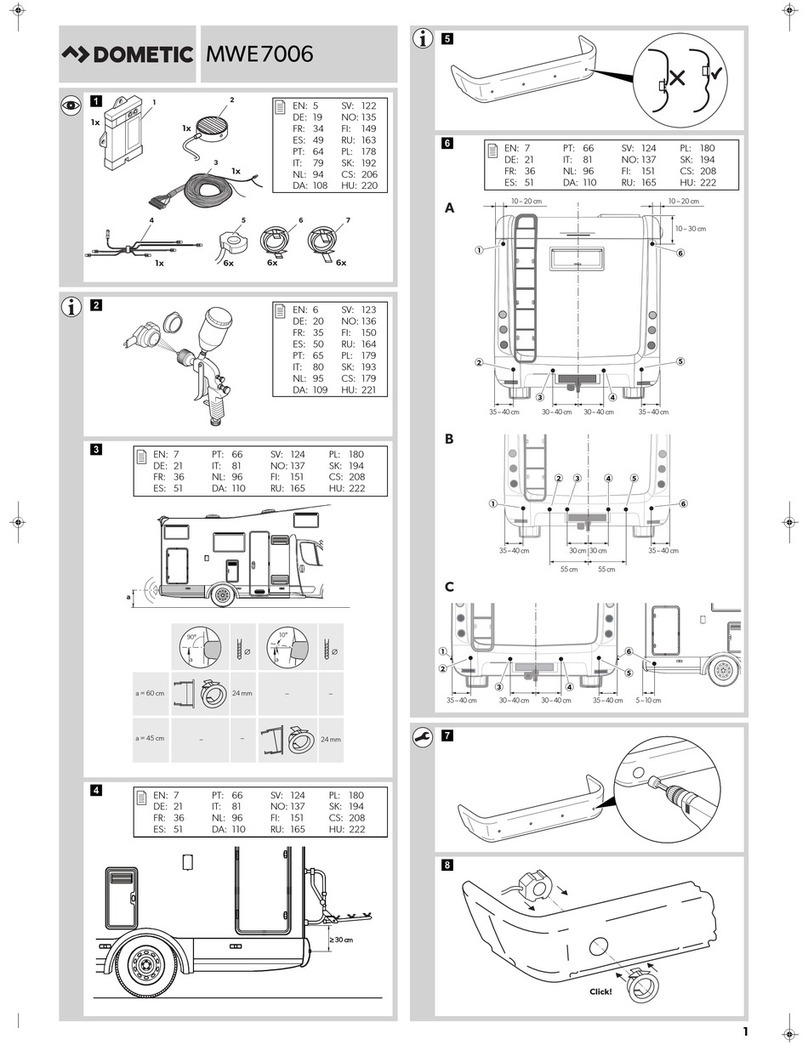 Dometic MagicWatch MWE7006 User manual