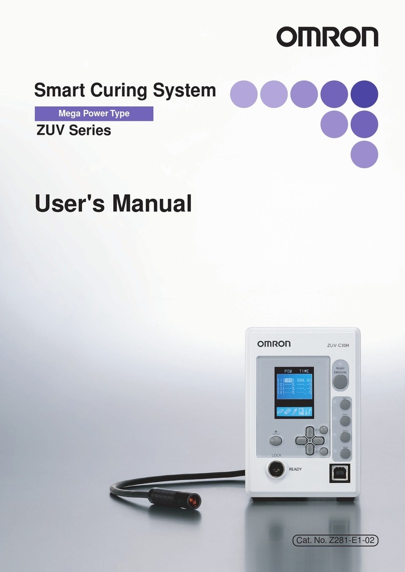 Omron ZUV Series user manual