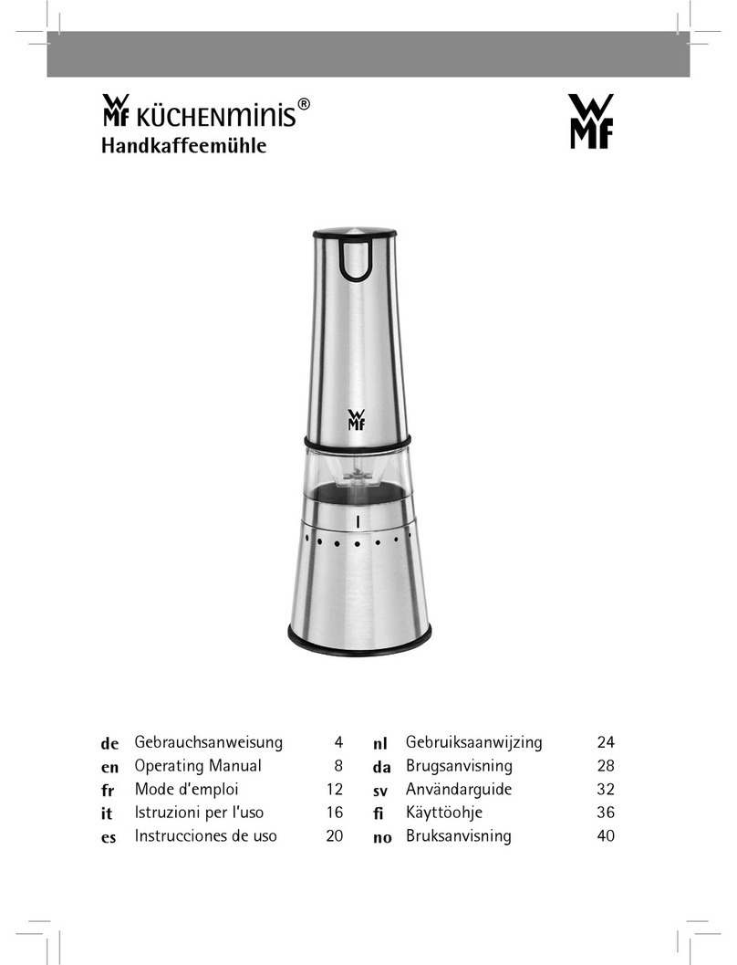 WMF KITCHENminis operating manual