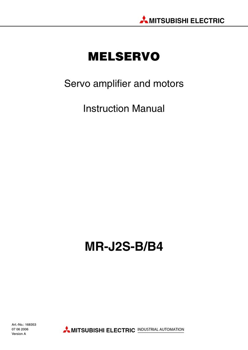 Mitsubishi Electric MELSERVO MRJ2S-B User manual