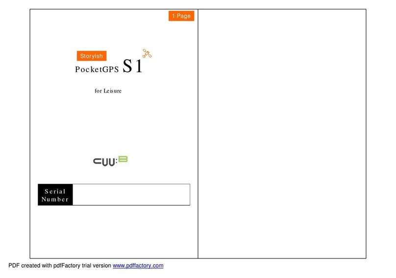 storyish PocketGPS S1 manual