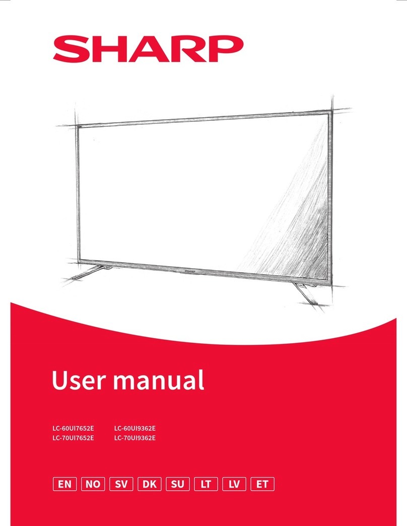 Sharp LC-60UI7652E User manual