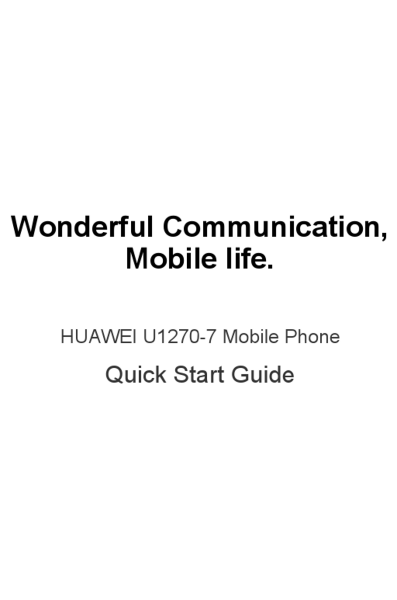 Huawei U1270-7 User manual Huawei U1270-7 User manual