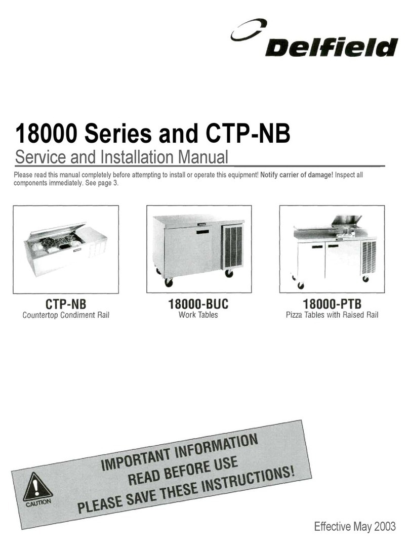 Delfield 18000-PTB series User manual