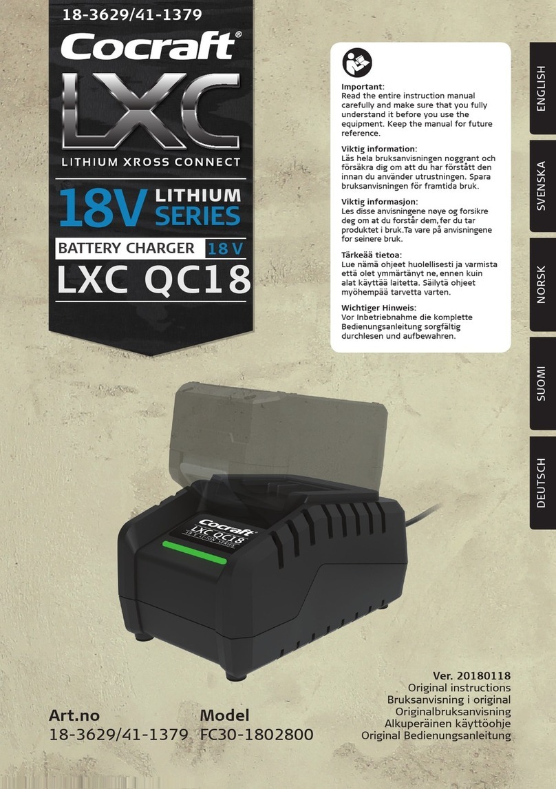 Cocraft LXC QC18 FC30-1802800 Original instructions