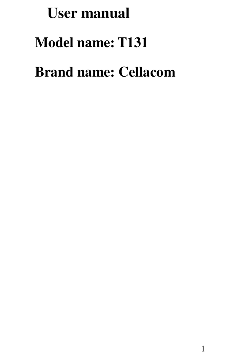 Cellacom T131 User manual