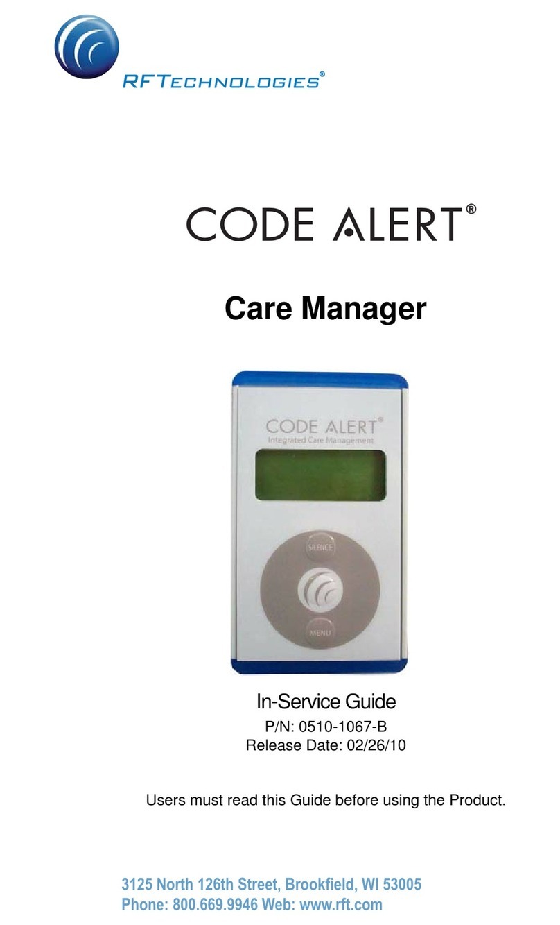 RF Technology Code Alert Care Manager In-Service Guide RF Technology Code Alert Care Manager In-Service Guide