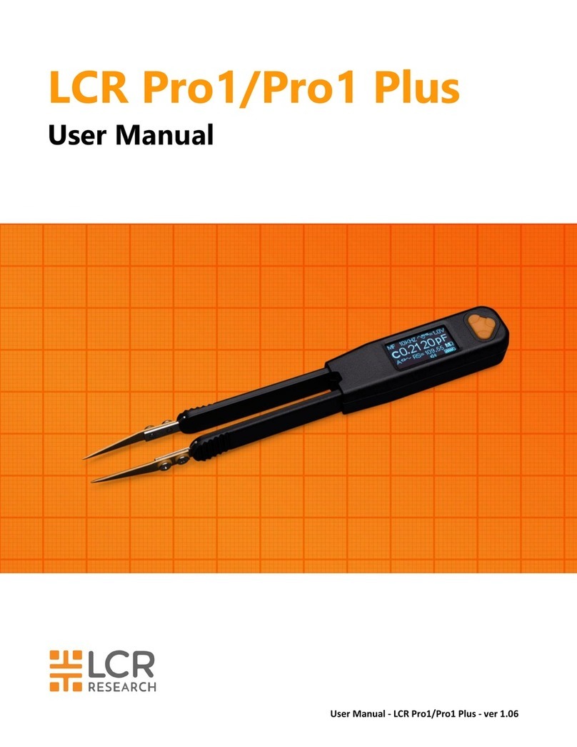 LCR Pro1 user manual
