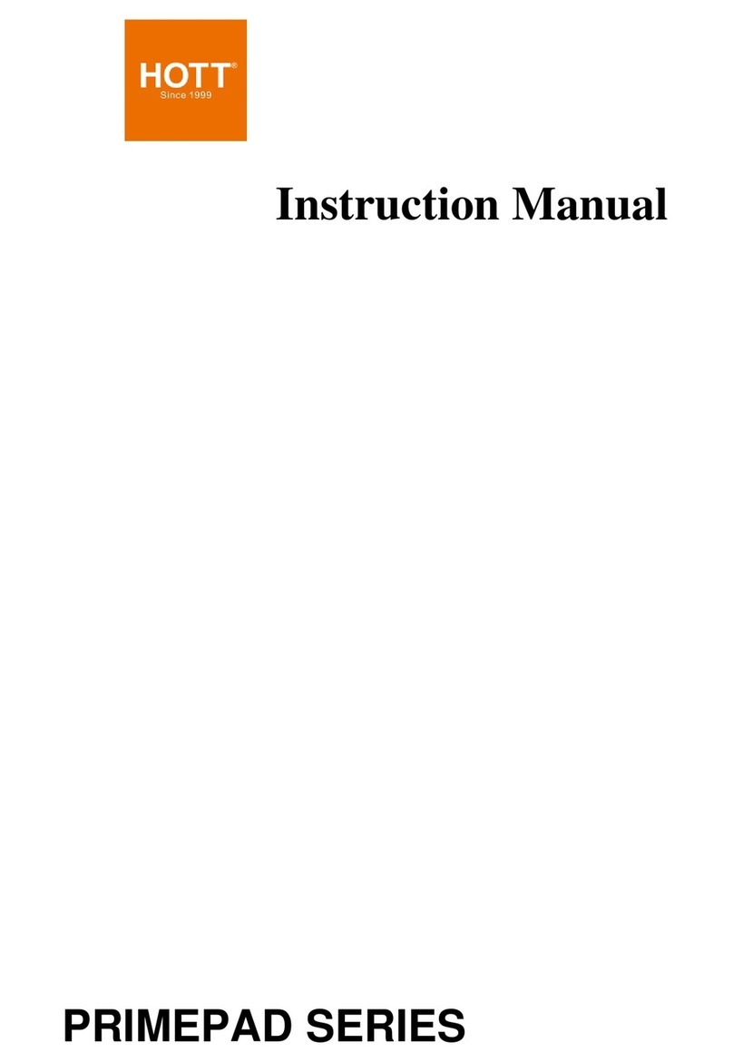 Hott PrimePad series instruction manual