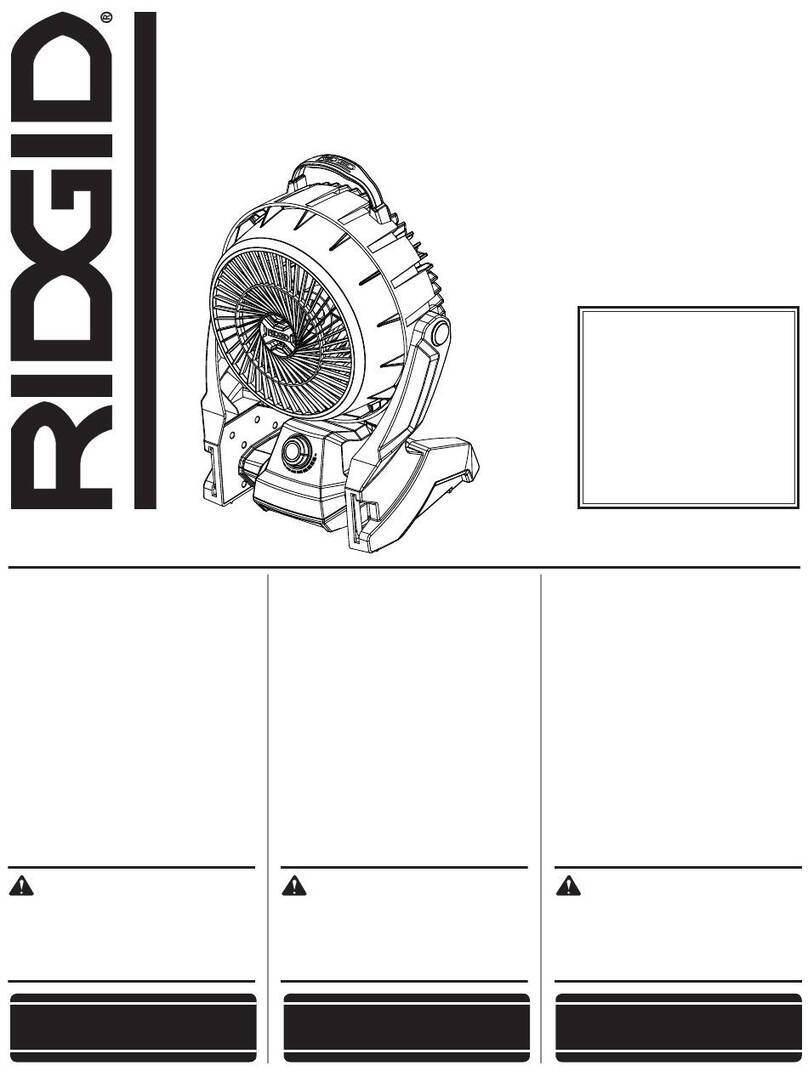 RIDGID R860720 User manual