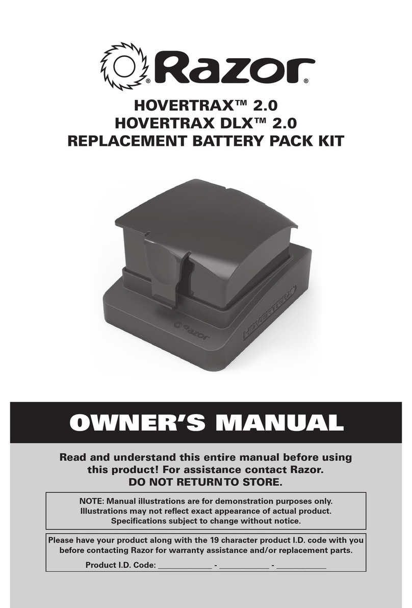 Razor HOVERTRAX 2.0 User manual Razor HOVERTRAX 2.0 User manual