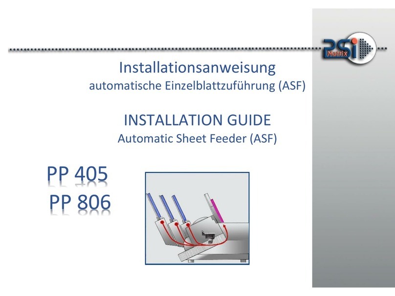 PSI Matrix PP 405 Nstallation guide