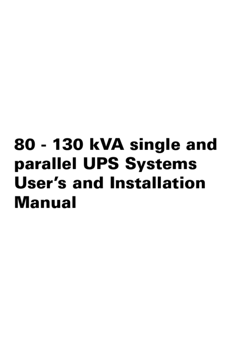 Eaton PW9340-80I-N Operating manual