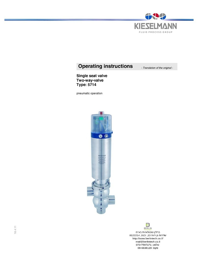 KIESELMANN 5714 operating instructions