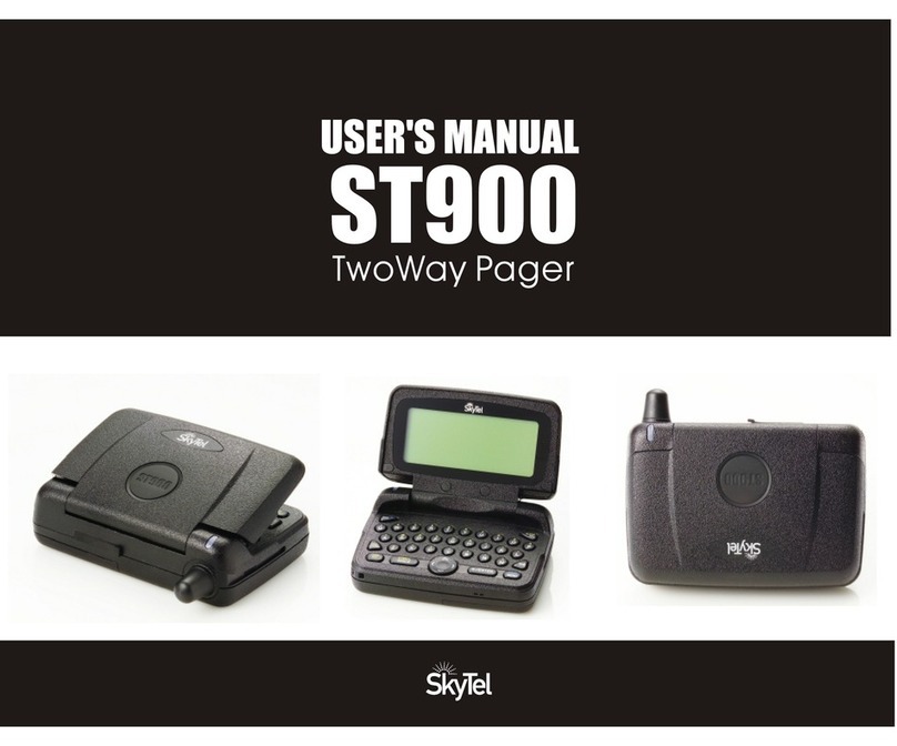 SkyTel ST900 user manual