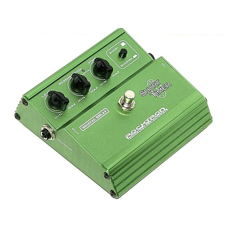 Rocktron Short Timer Retro Digital Delay instruction manual