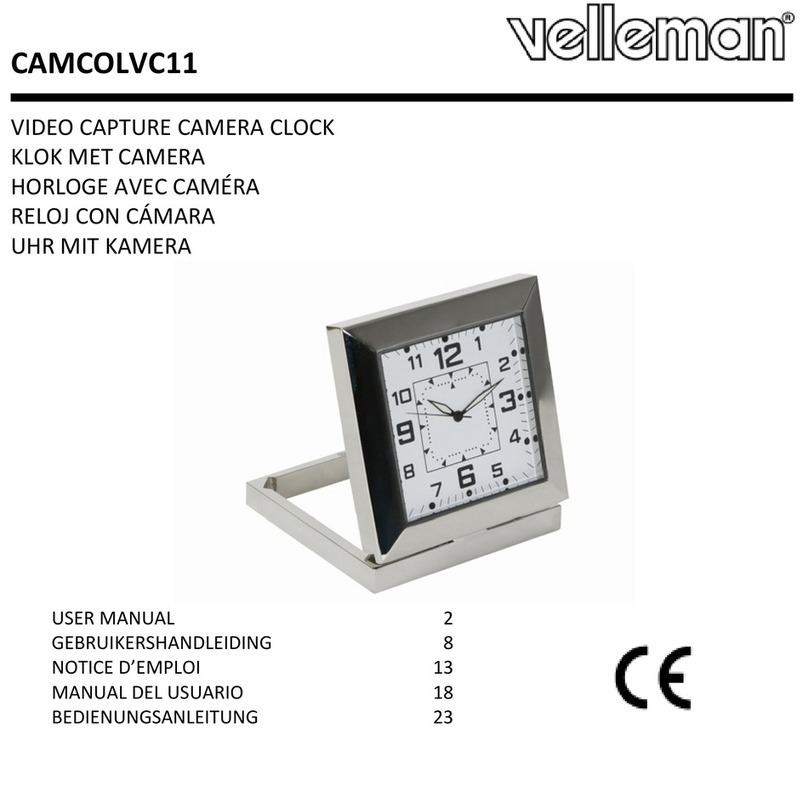 Velleman CAMCOLVC11 user manual Velleman CAMCOLVC11 user manual