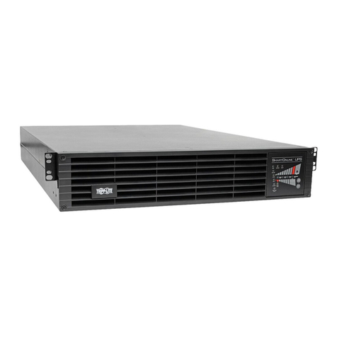 Tripp Lite SmartOnline SU3000RTXL2U User manual Tripp Lite SmartOnline SU3000RTXL2U User manual
