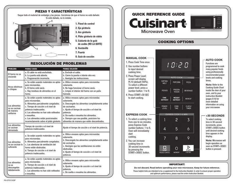 Cuisinart CMW-70 User manual