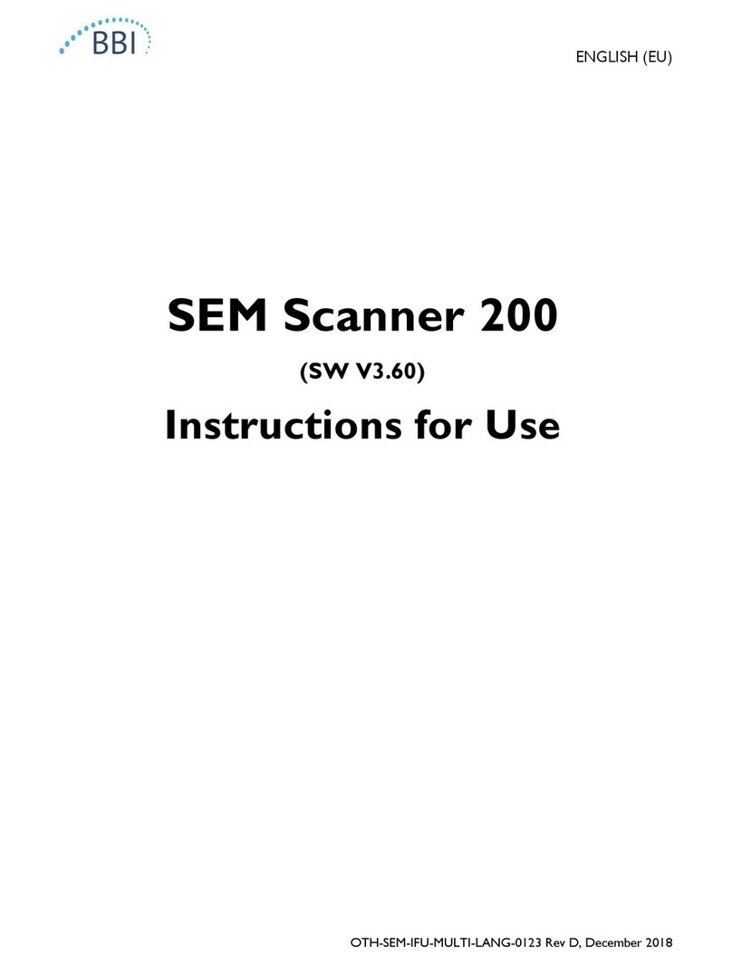 BBI SEM Scanner 200 Instructions for use