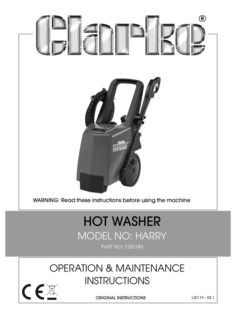 Clarke HARRY Operation & maintenance instructions