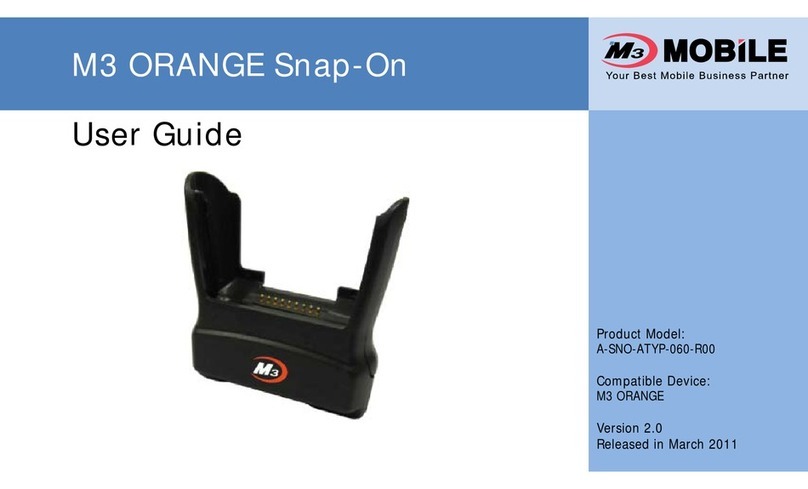 M3 Mobile M3 ORANGE Snap-On user guide