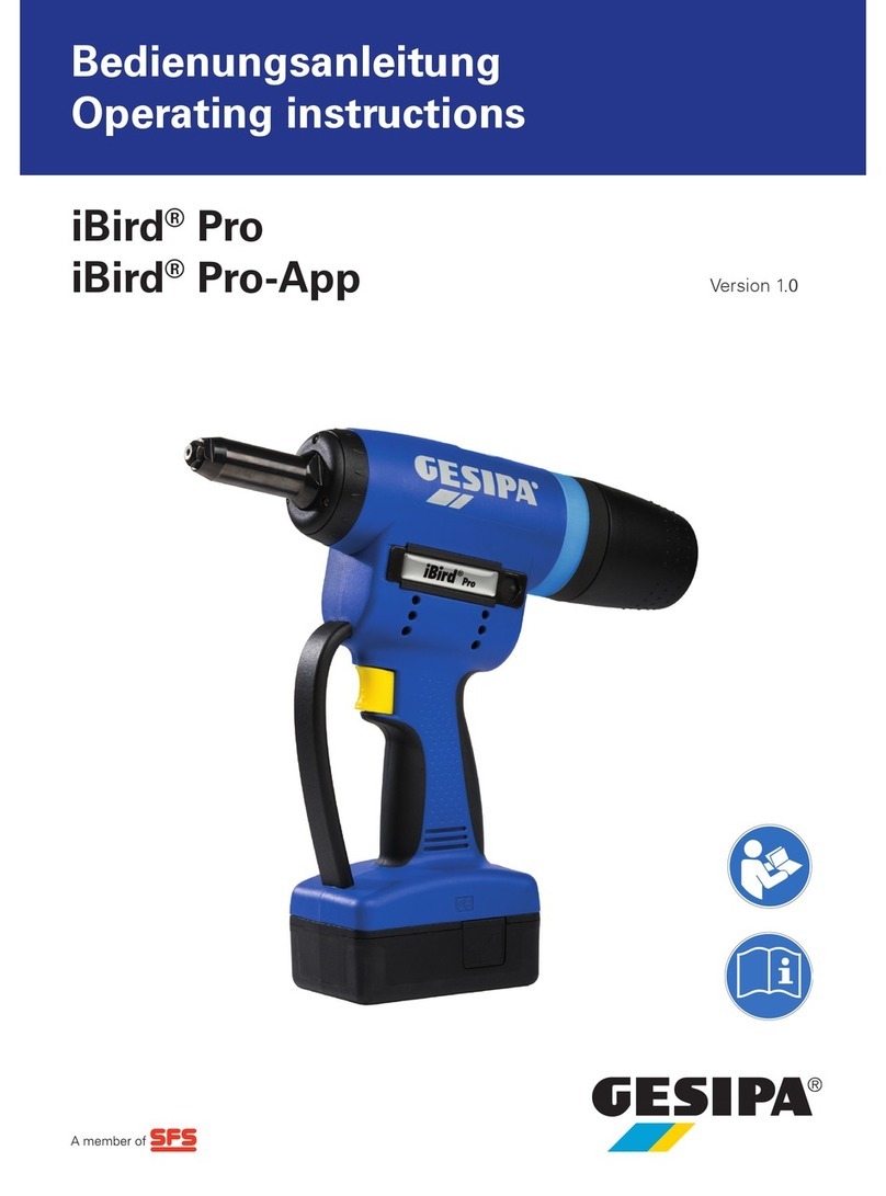 Gesipa IBird Pro operating instructions Gesipa IBird Pro operating instructions