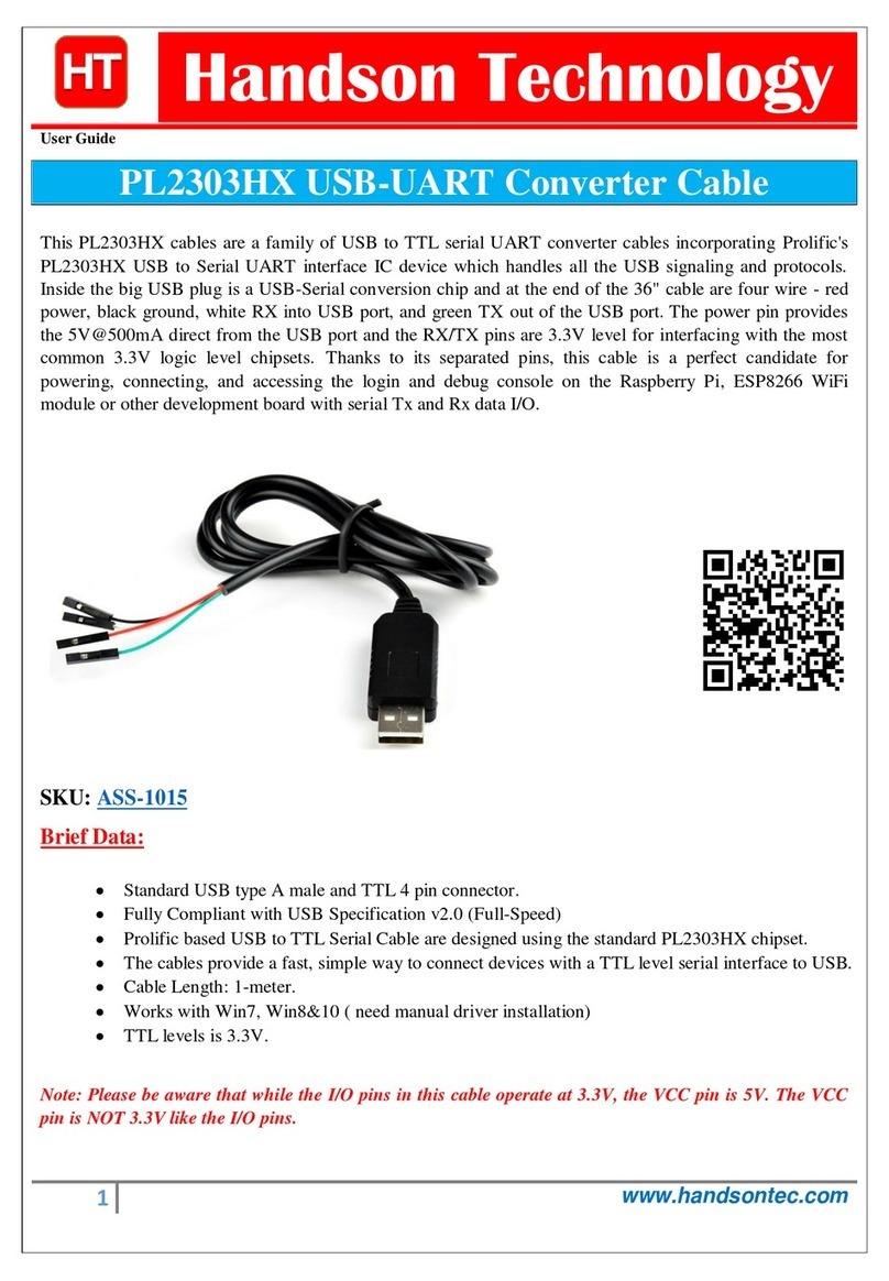 Handson Technology PL2303HX user guide Handson Technology PL2303HX user guide