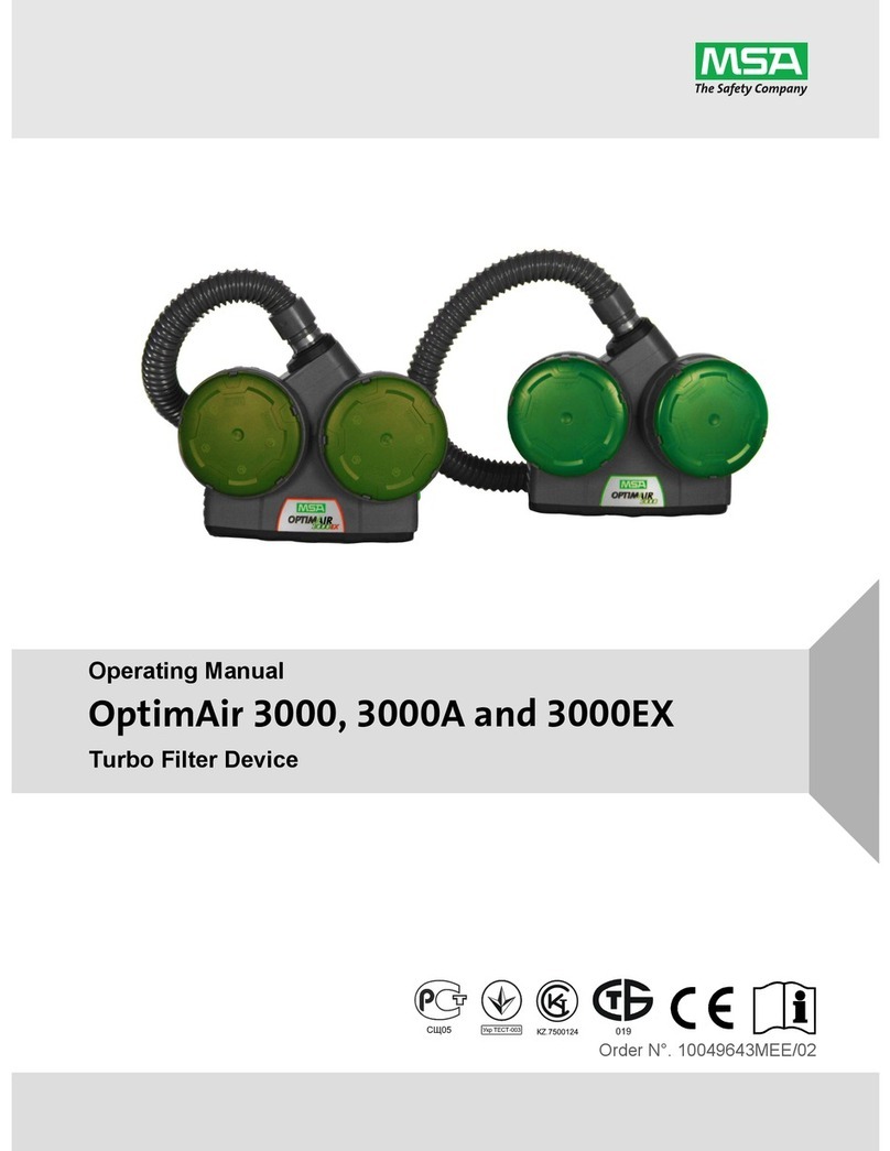 MSA OptimAir 3000 operating manual