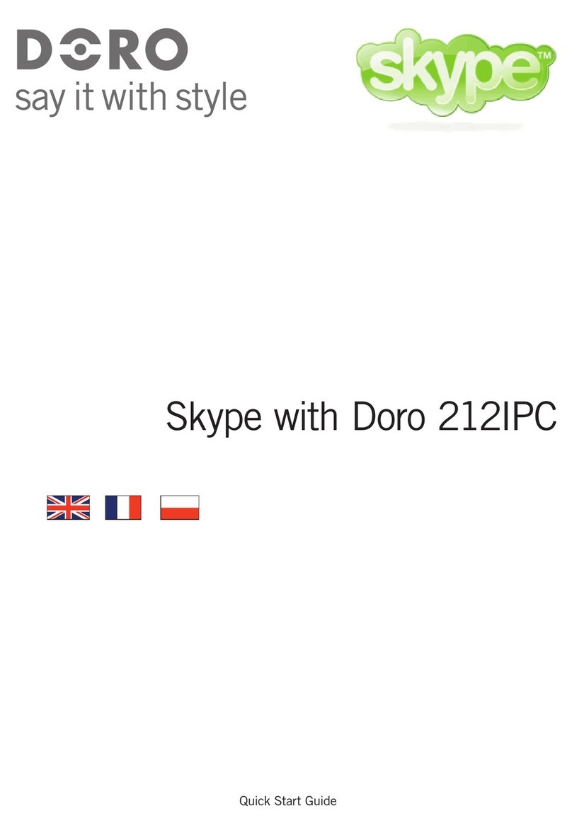 Doro 212IPC quick start guide